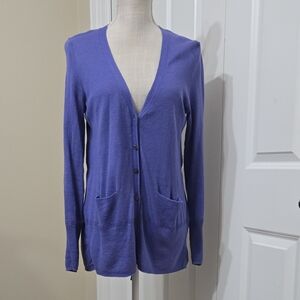 Simply Vera Wang Purple Cardigan Sz M In Excellent Condition